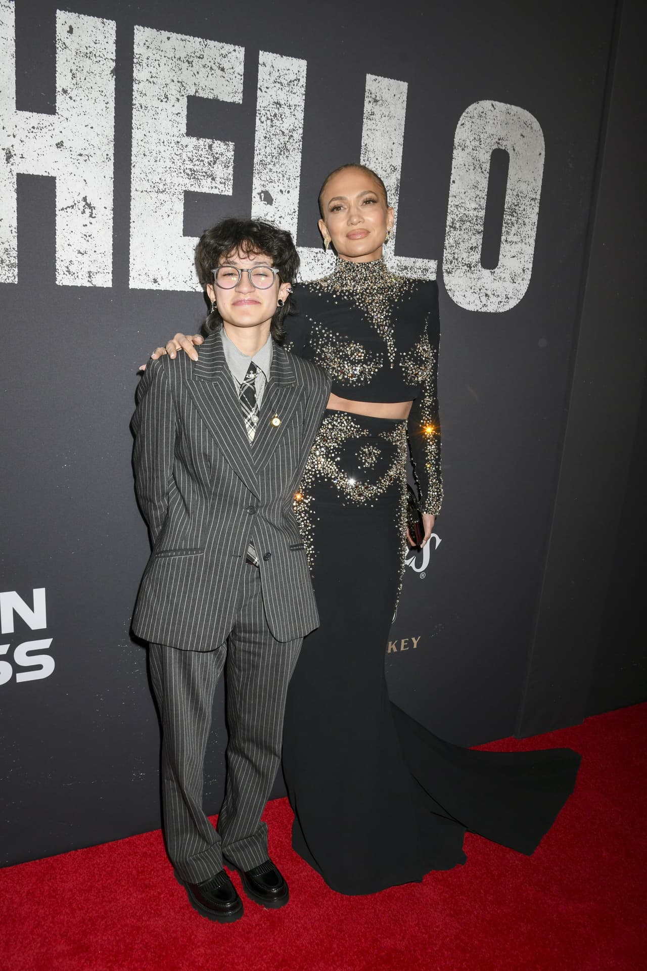 Emme y JLo en el estreno de ‘Othello’.