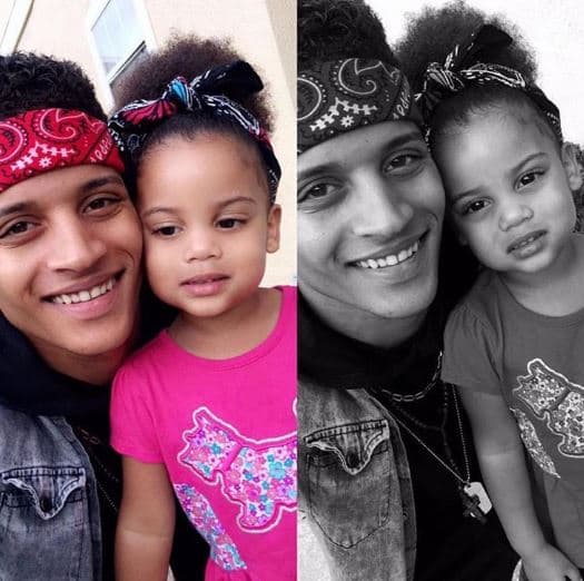 Su hijita se llama Ayanaliz Loissette.