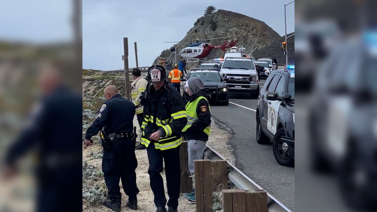 Los adultos estaban en estado crítico, los niños se encontraban ilesos, según la oficina del Sheriff del condado de San Mateo.
<br>