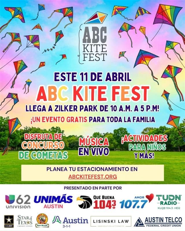 🪁🎉 ¡LLEGA EL ABC KITE FEST A AUSTIN! 🎉🪁