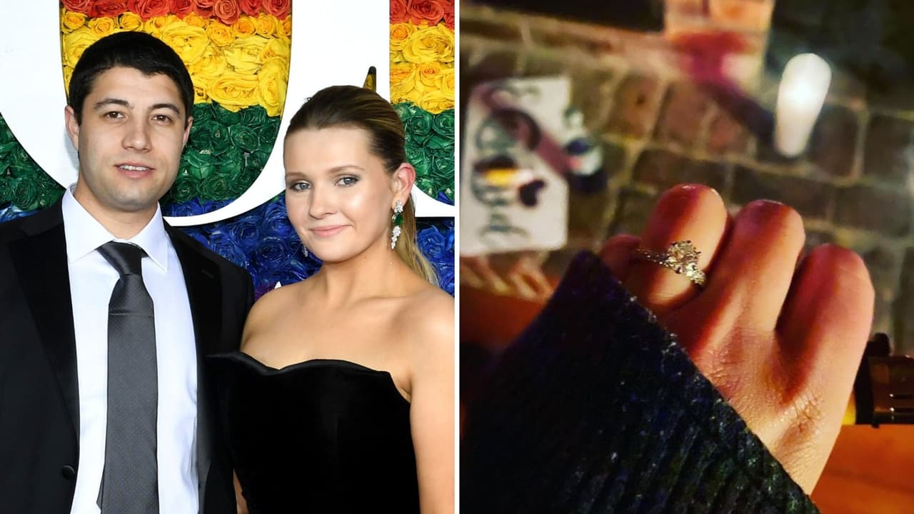 <b>#14 Abigail Breslin e Ira Kunyansky </b>
<br>El 22 de febrero de 2022, la actriz de ‘Pequeña Miss Sunshine’ y ‘Zombieland’ compartió en su Instagram la noticia de su compromiso con Ira con una foto de su brillante anillo.