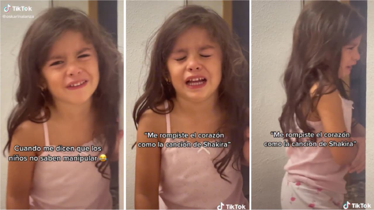 Niña se sace viral por mencionar 'Monotonía', canción de Shakira, durante un berrinche.