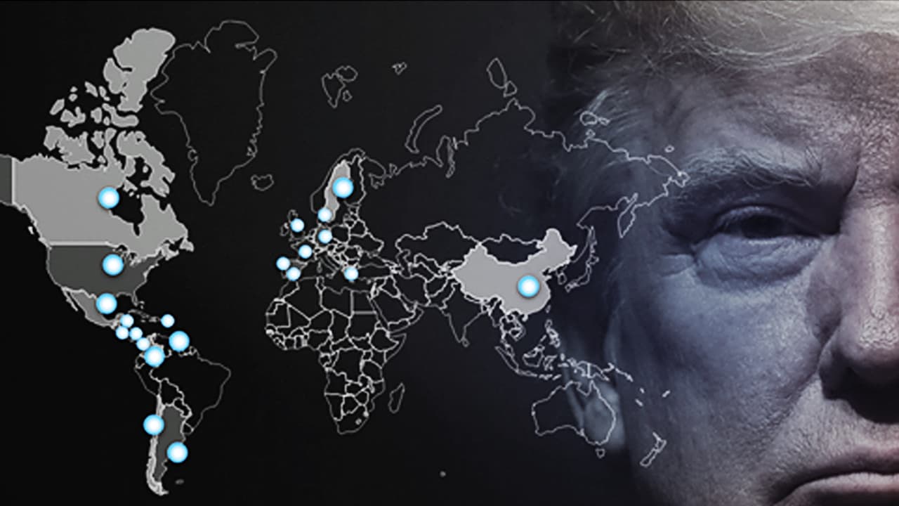 El enredado mapa internacional que proyecta Trump