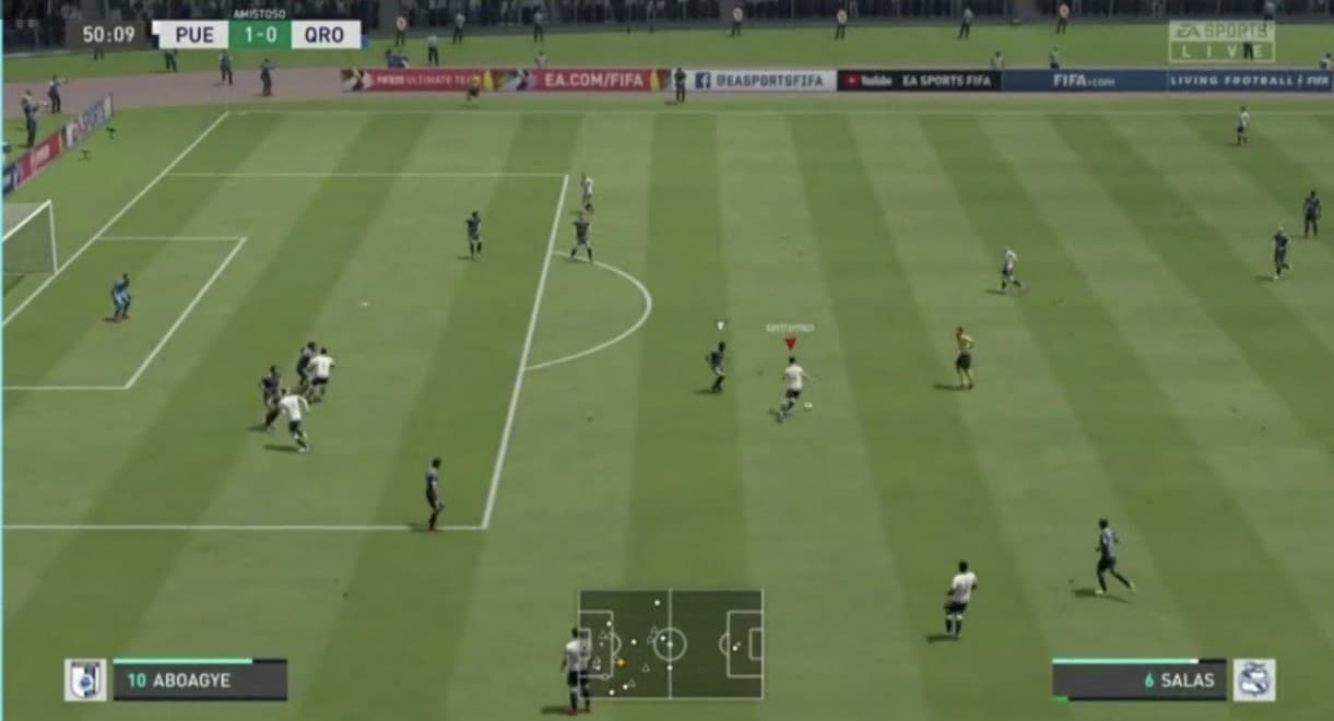 Jimmy Gómez le pone fin a la racha ganadora del Puebla de Santiago Ormeño.