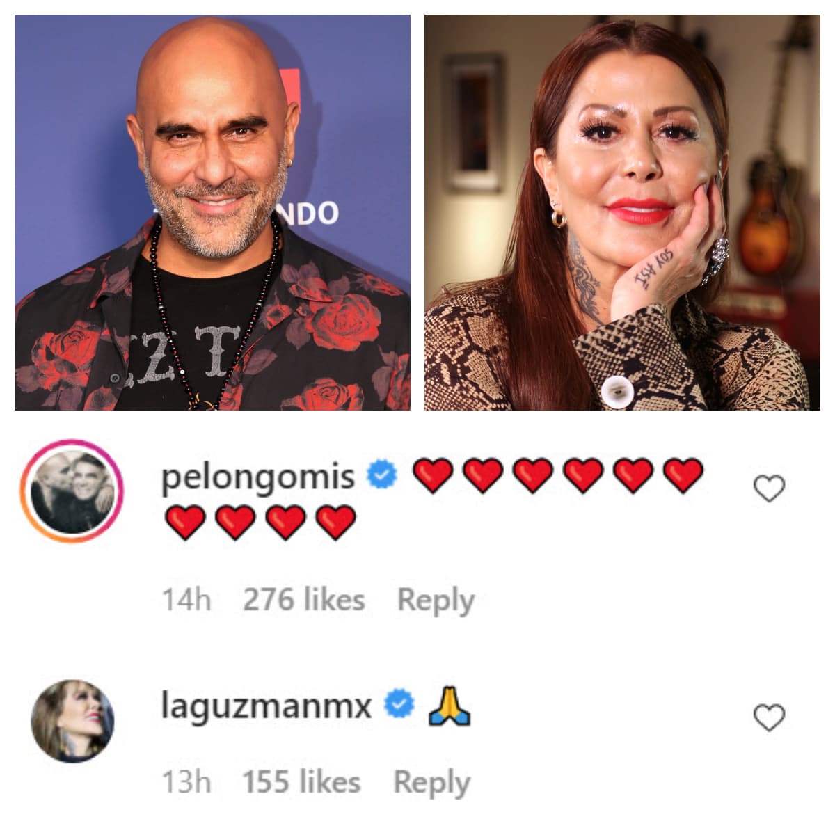 Hasta Héctor Suárez Gomis y Alejandra Guzmán le mandaron buenas vibras en esta nueva etapa. 
<br>