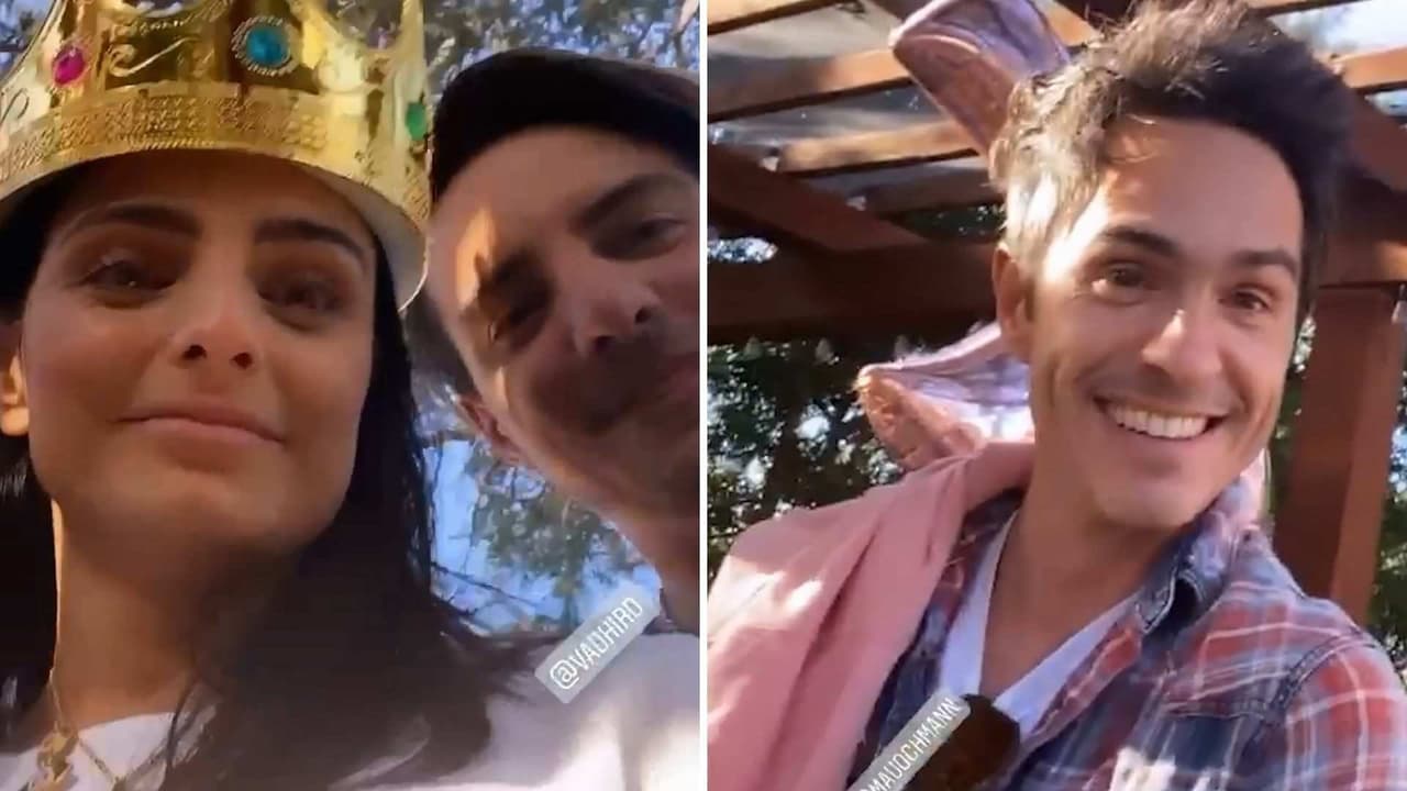 Aislinn Derbez recibe burlas de Vadhir y Mauricio Ochmann en la fiesta de cumpleaños de Kailani
