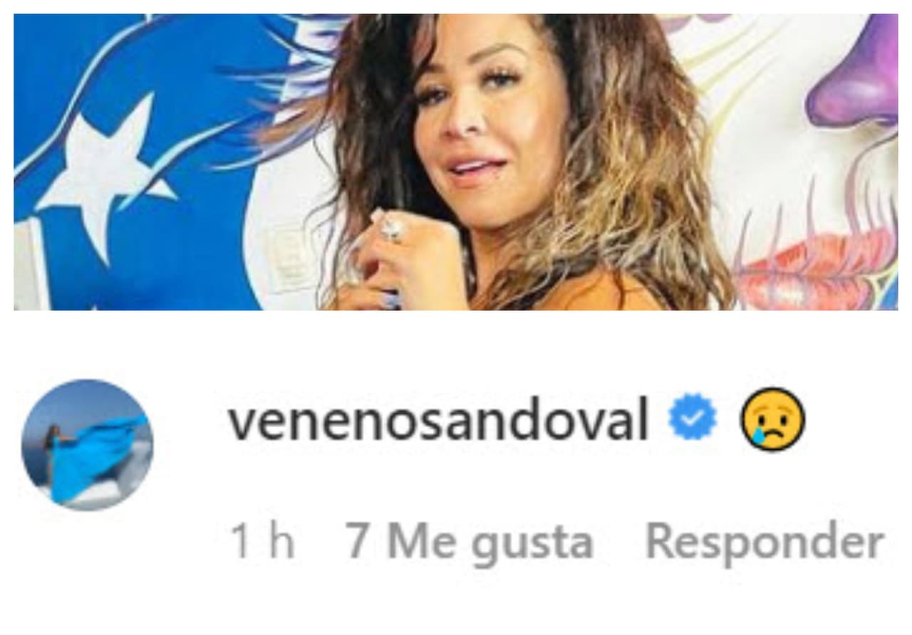 La presentadora 
<b>Carolina Sandoval</b> expresó su sentir con este emoticono derramando una lágrima.