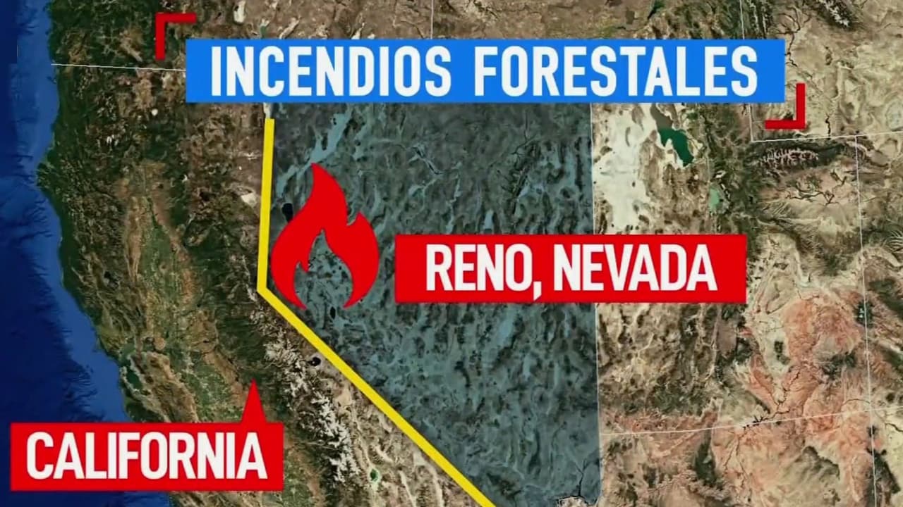 Mapa del incendio Hawk en EEUU: 90 mil personas han sido evacuadas y hay heridos