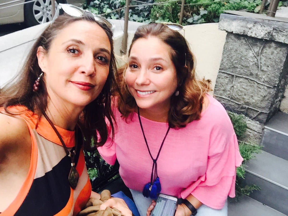 La actriz se ganó al elenco de la telenovela y hasta la fecha mantenía una sincera amistad con los actores.