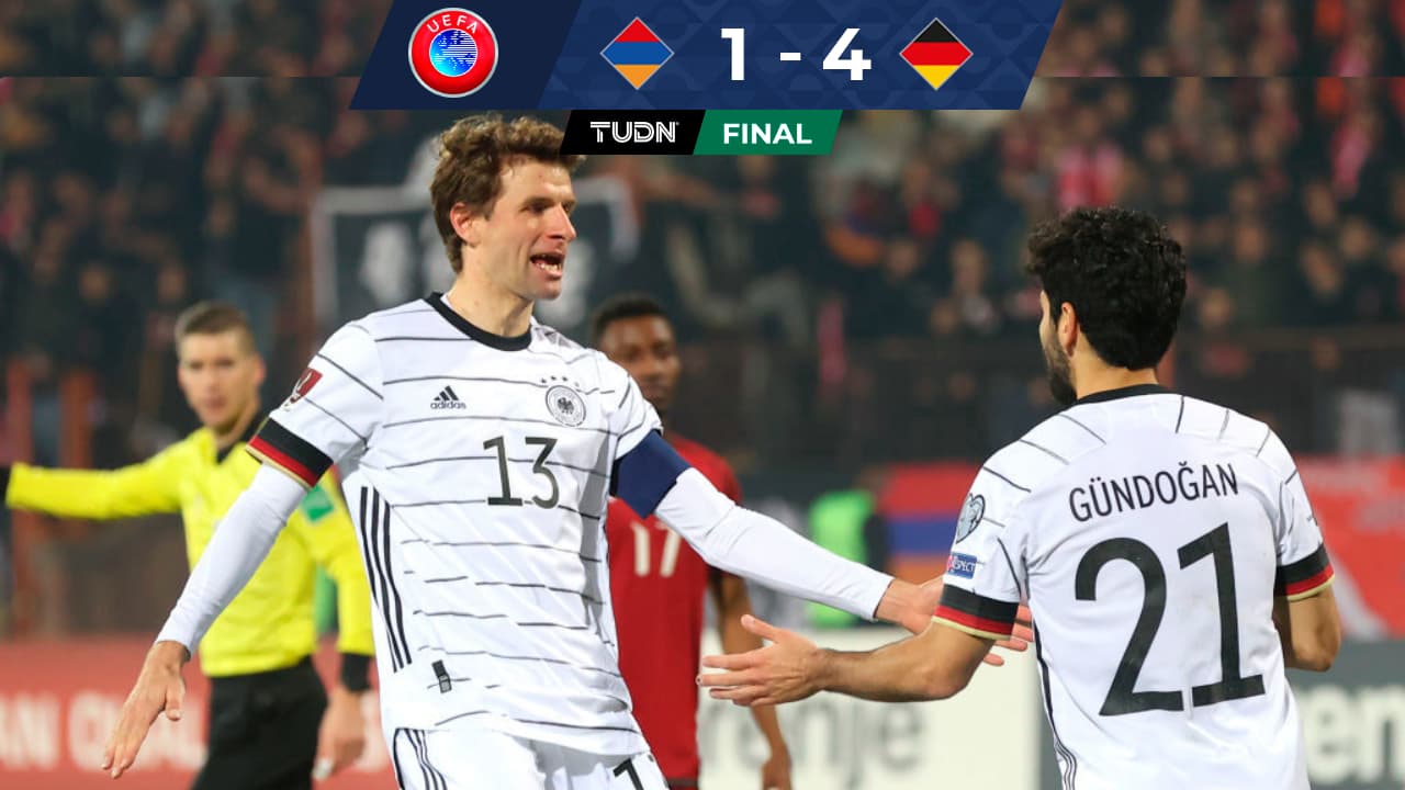 Alemania confirmó boleto a Qatar con goleada ante Armenia