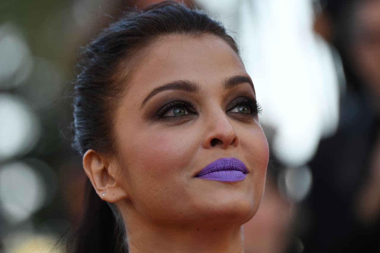 Los labios morados de Aishwarya Rai que rompen todas las reglas