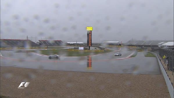 La lluvia no impidió que el evento de F1 que se tenía pactado para este sábado en Austin se llevara a cabo.
