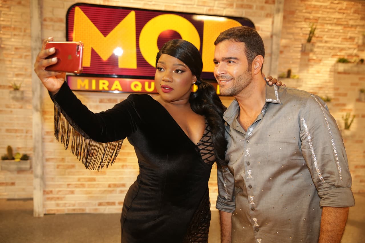 Chiquibombom era por supuesto la reina de los selfies.