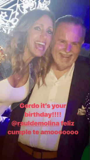 Las felicitaciones comenzaron a llegar y una de ellas fue la de su amiga y colega Lili Estefan: "Happy Birthday mi gordo bello. Muchas felicidades y que tengas un viaje inolvidable", comentó La Flaca en la publicación de su amigo.