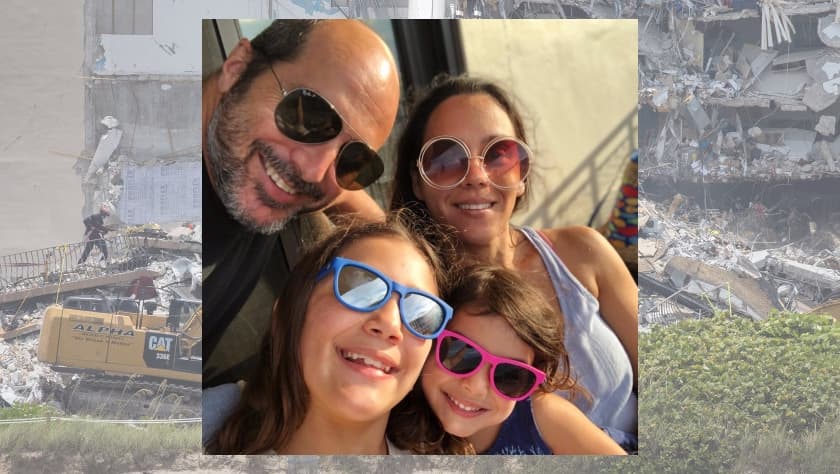 Las dos niñas y sus padres: el hallazgo de los cuerpos de una familia completa en el derrumbe de Miami