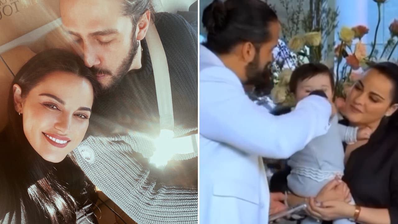 Así se ve Lía, la hija de Maite Perroni, a punto de cumplir un año: este fue su bautizo