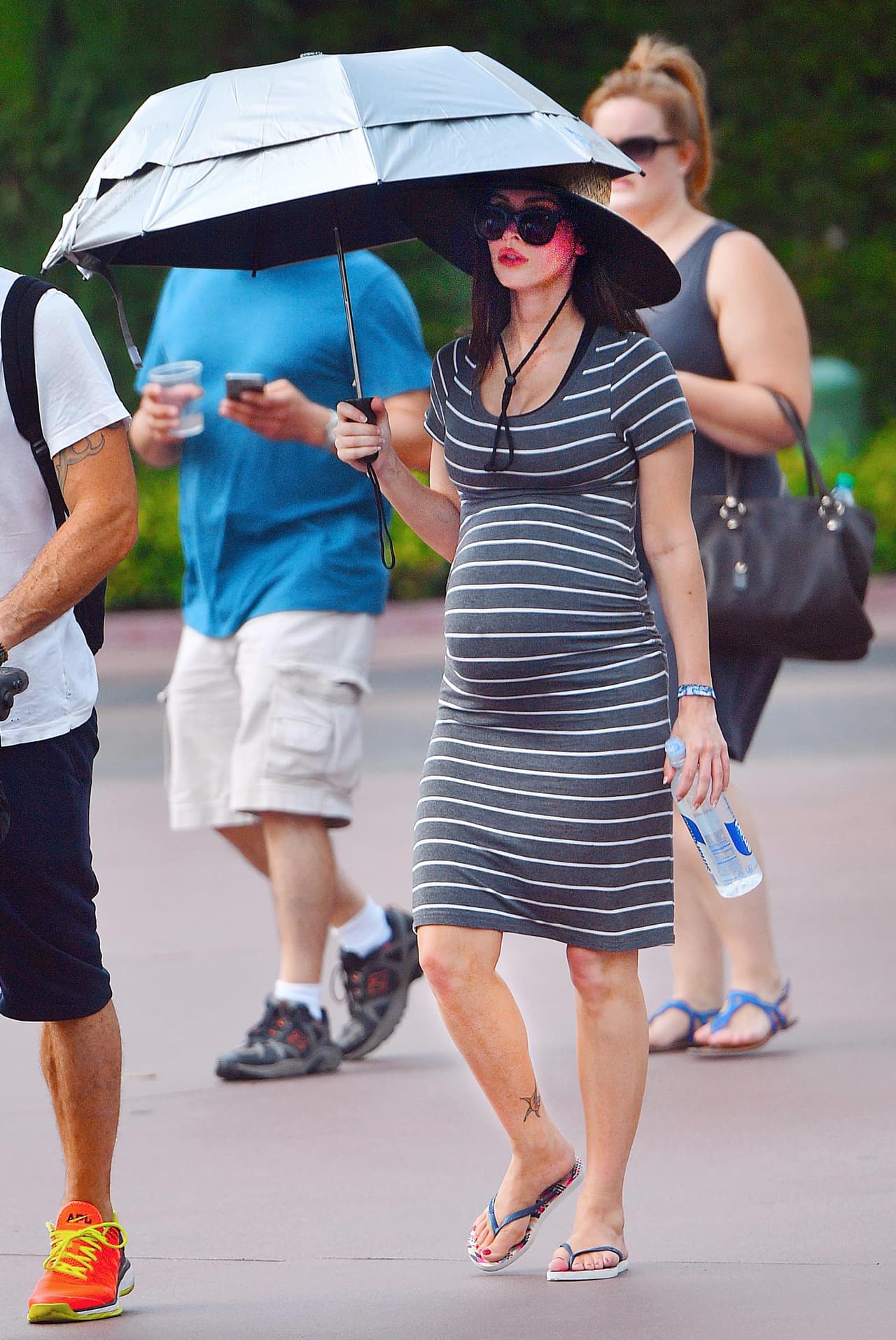 La actriz está en la recta final de su tercer embarazo.