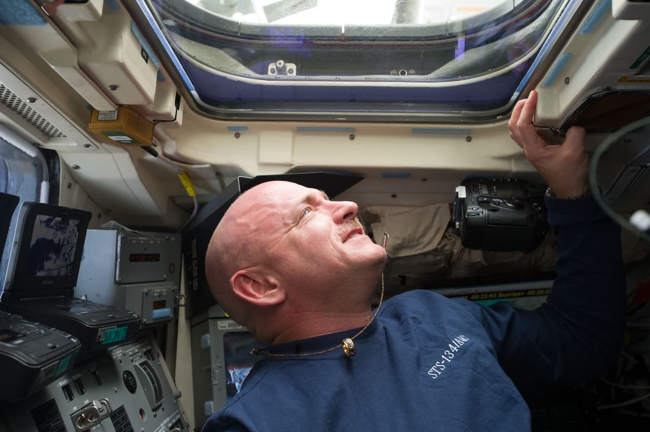 El ex astronauta, Mark Kelly, estuvo 50 días en la Estación Espacial Internacional.