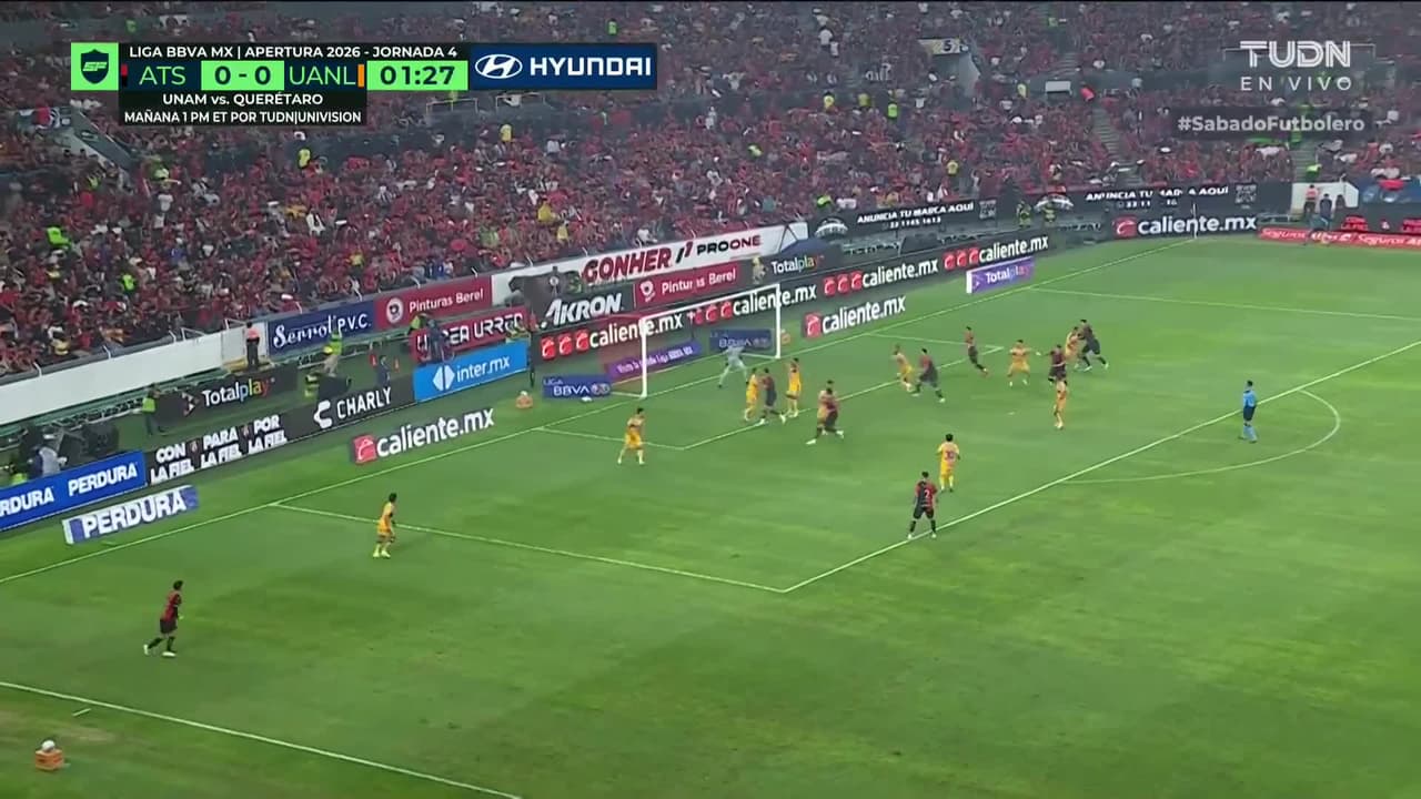 Atlas vs. Tigres - Resumen del partido