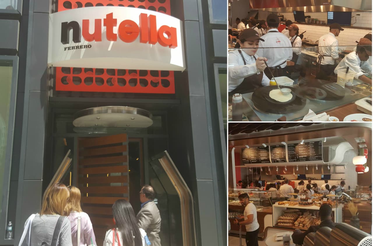 La dulce espera llegó a su fin y este miércoles abrió sus puertas la cafetería de Nutella en Chicago.