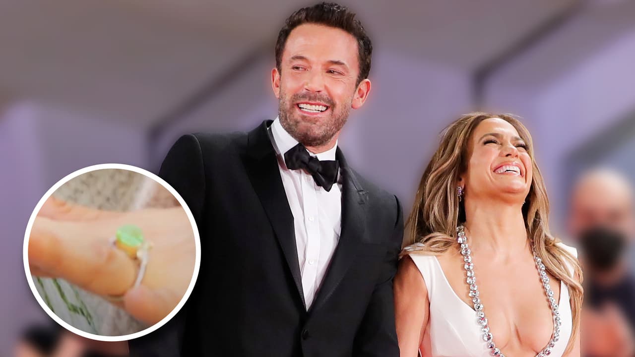 JLo "ama" el anillo de compromiso que le dio Ben Affleck: el diamante verde esconde una historia detrás