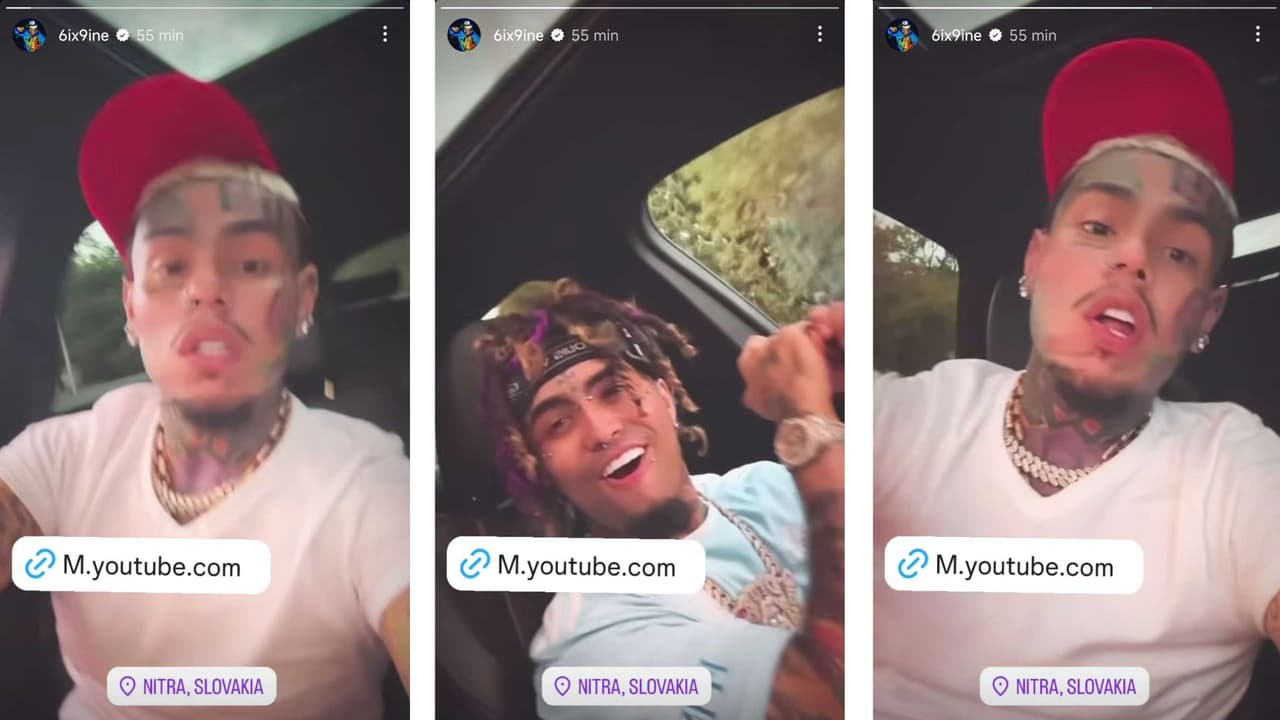 Tekashi 6ix9ine reveló su presunta ubicación en Instagram.