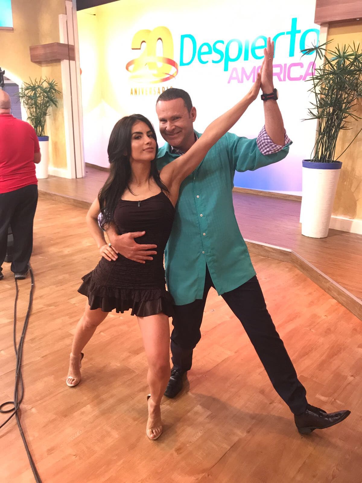 La nueva temporada de 'Mira Quien Baila' está a punto de comenzar y Jessica Cediel llegó para participar en un reto de baile con Alan Tacher de pareja.