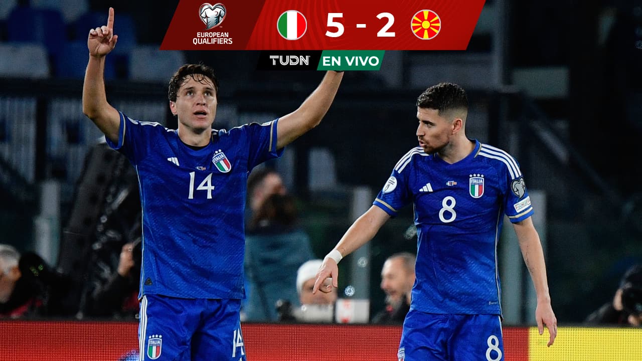 Resumen | Italia golea a Macedonia en el Olímpico de Roma