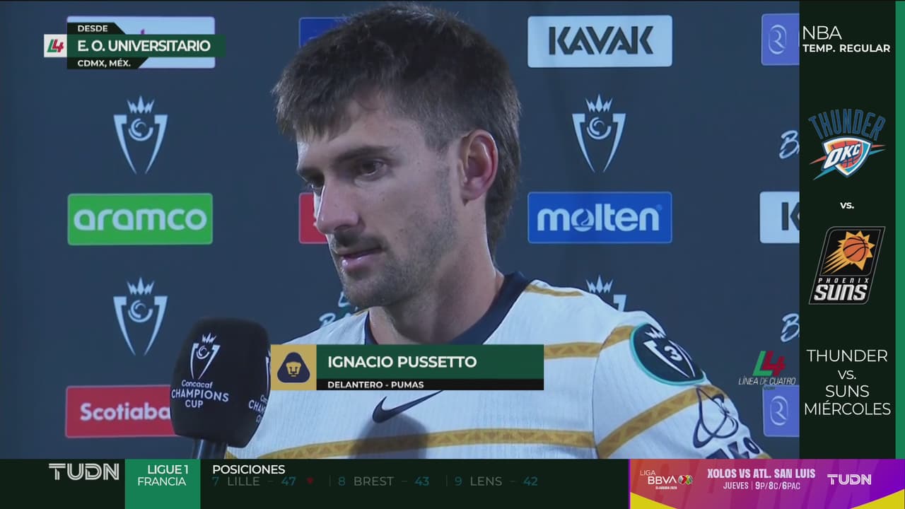 Pussetto tras eliminación de Pumas: "Es injusto, Vancouver se lleva un premio que no merecía"