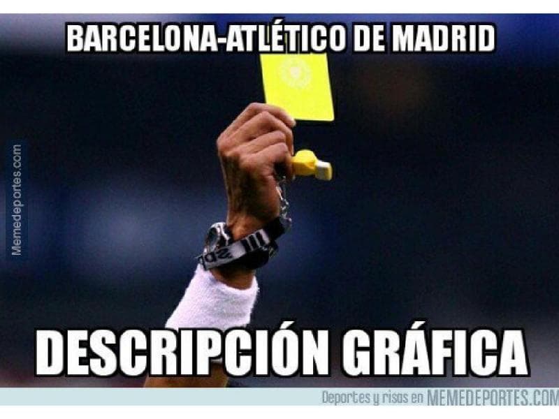 Los memes del Barça-Atlético en Champions