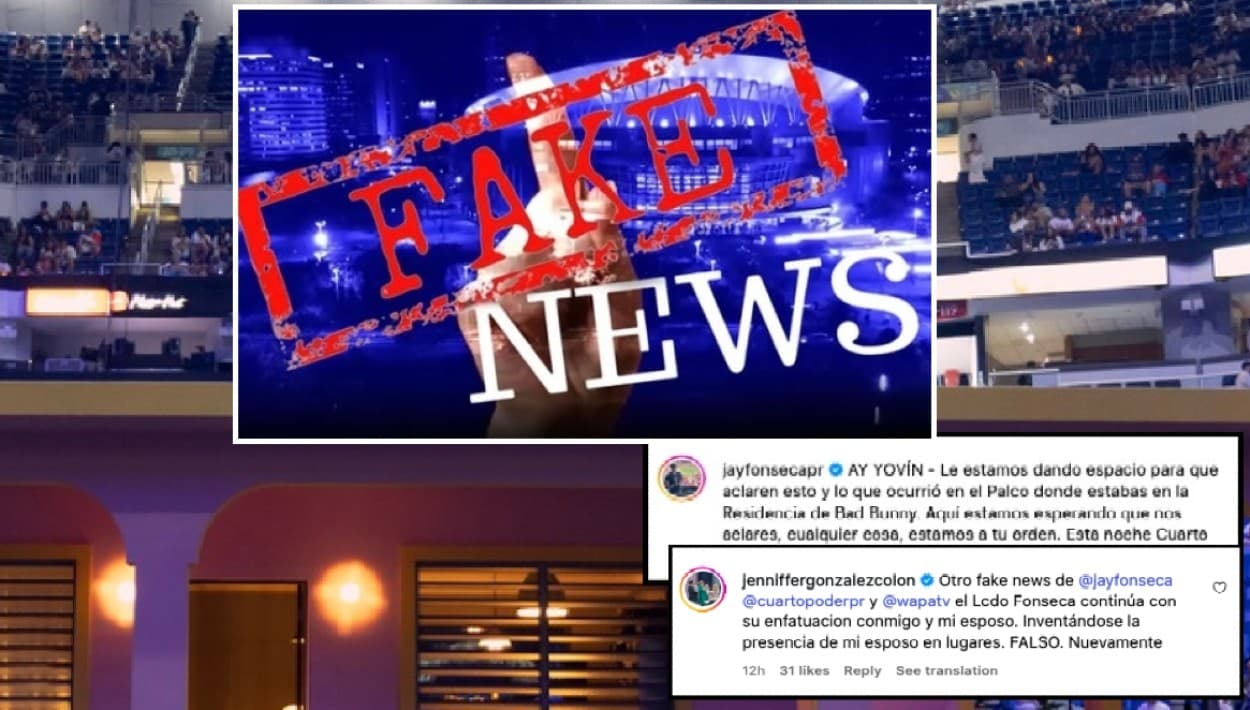 ¿"Fake News" en conciertos de Bad Bunny? El pleito entre la gobernadora y Jay Fonseca