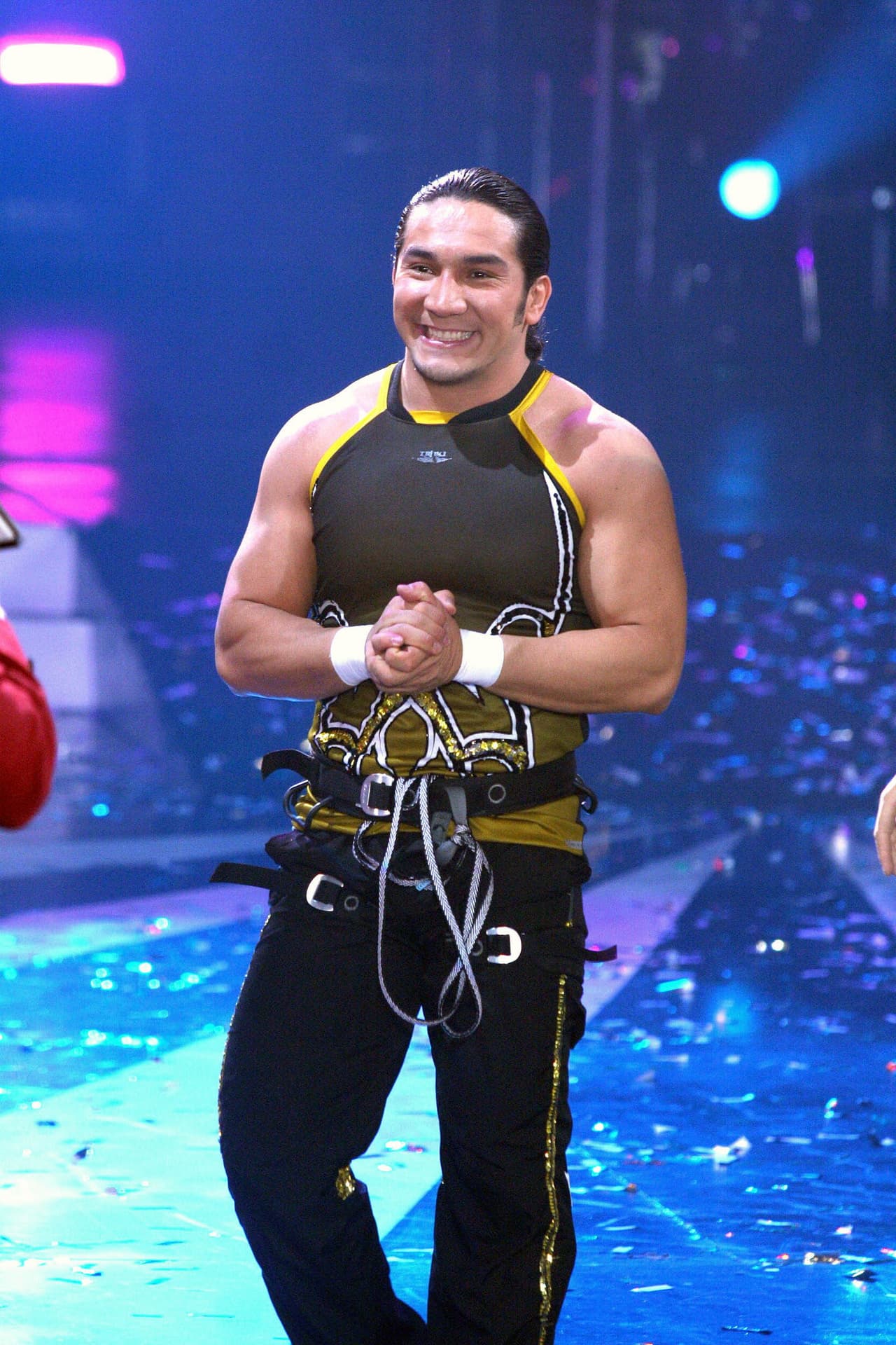 <b>Perro Aguayo Jr.</b> luchaba contra Rey Misterio Jr. en Tijuana, cuando una patada de su contrincante lo dejó inconsciente.