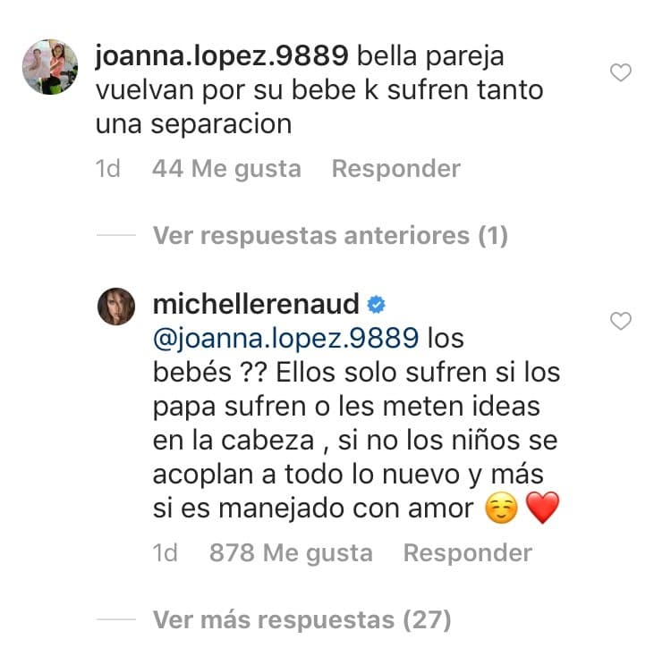 Hubo más seguidores de la actriz que 
<b>le pidieron regresara con el padre de su hijo</b> para evitar que el pequeño Marcelo sufriera por el hecho de que sus padres no estuvieran juntos.