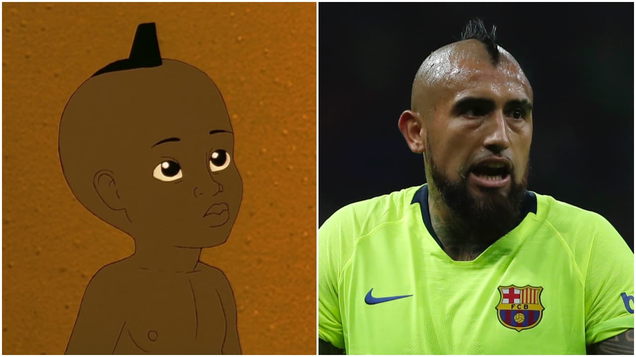<b>Arturo Vidal y Kirikou</b>
<br>Kirikou y la hechicera es una película tiene el mismo peinado que el mediocampista chileno del Barcelona, Arturo Vidal.