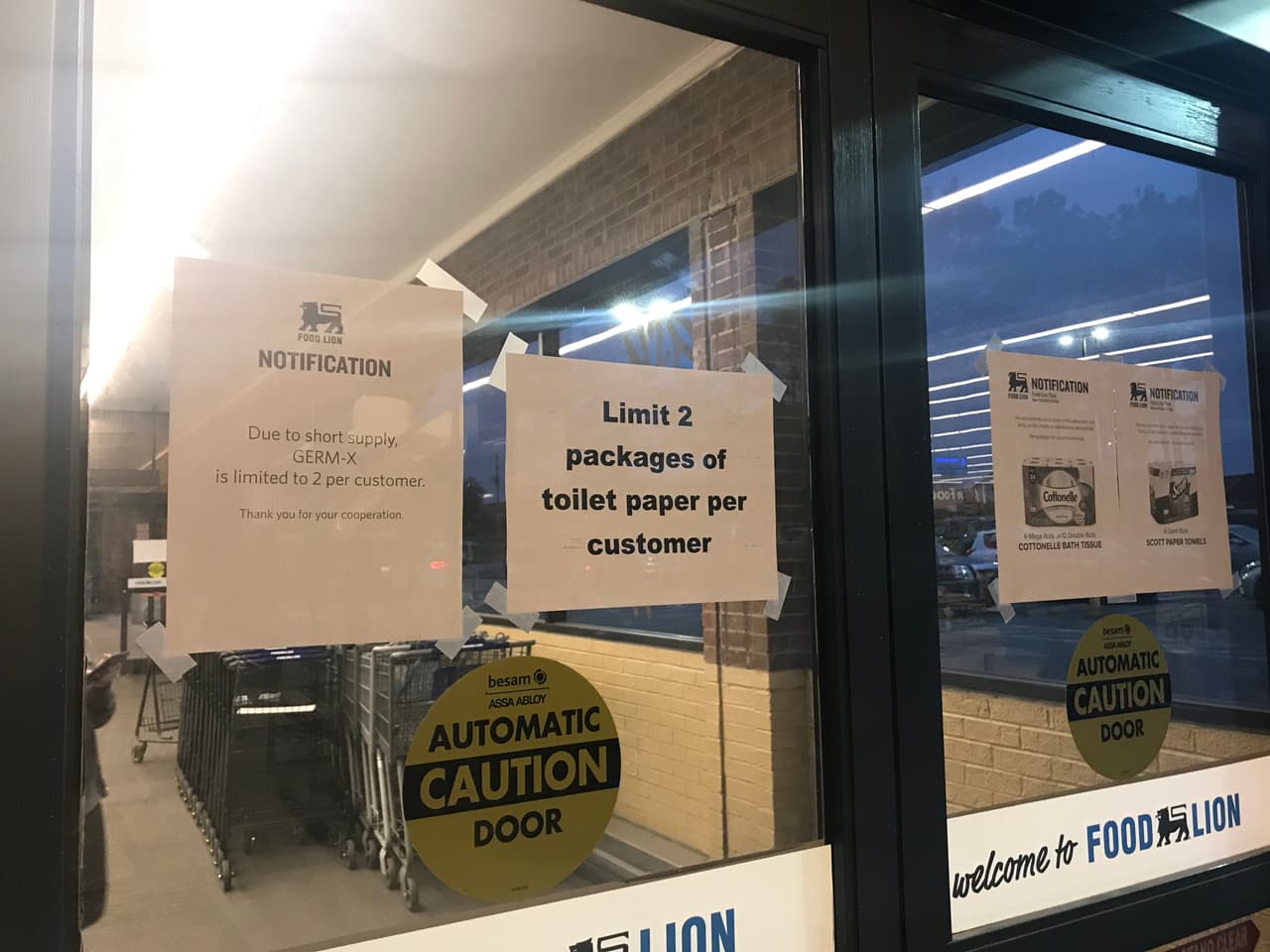 Food Lion, West End.