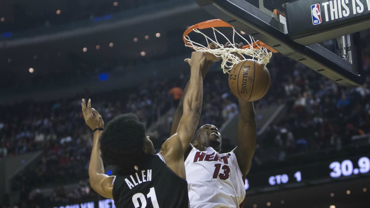La fiesta de la NBA en la Ciudad de México culmina con triunfo del Heat sobre los Nets