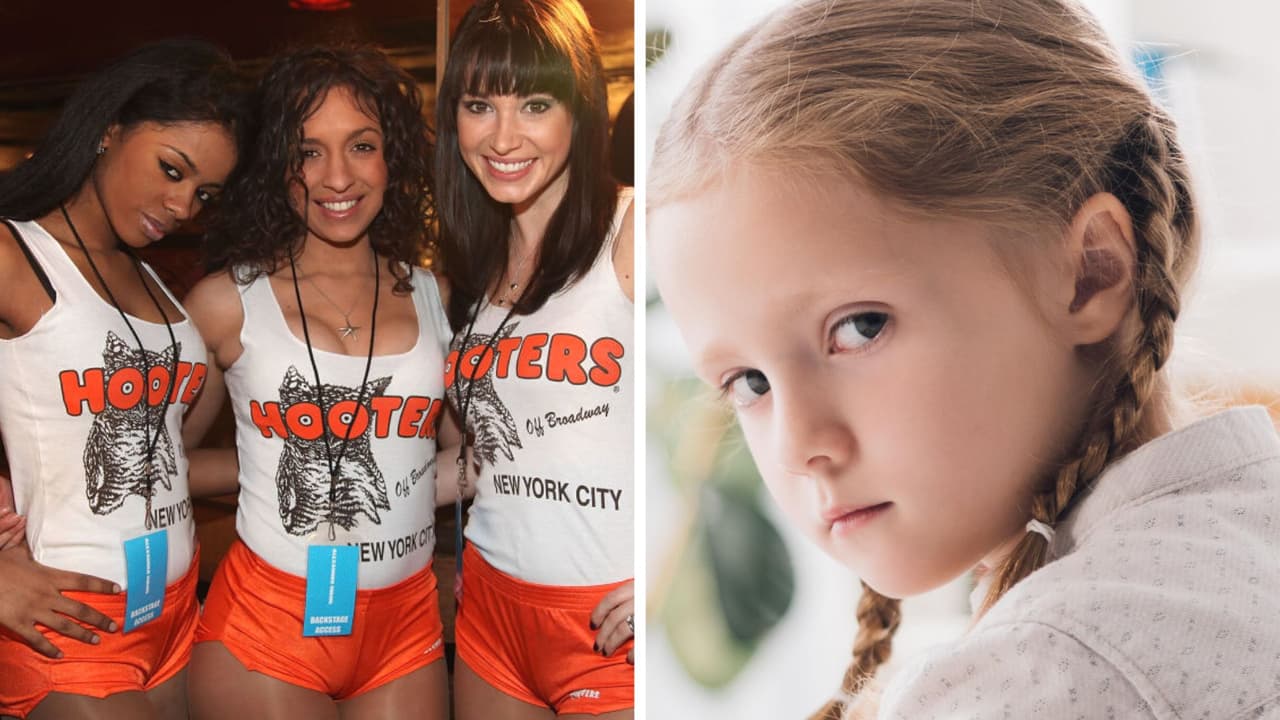 Niña regaña a su papá por tomarse foto con meseras: el video causa debate en redes