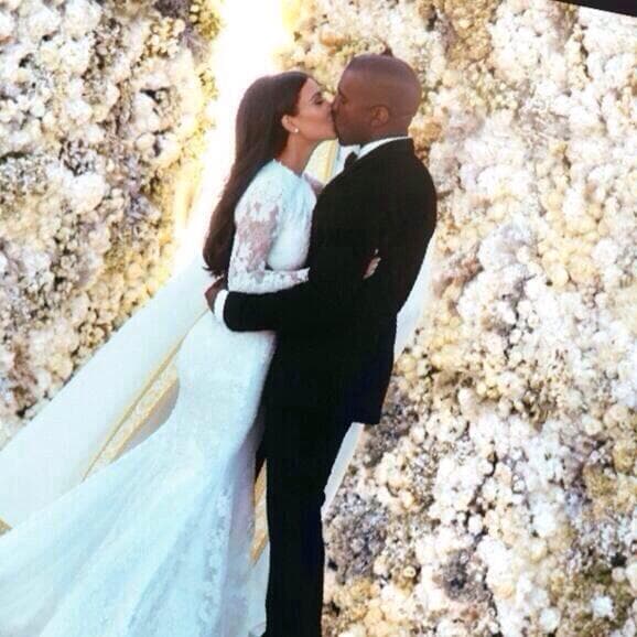 Las fotos más románticas de Kim y Kanye en Instagram.