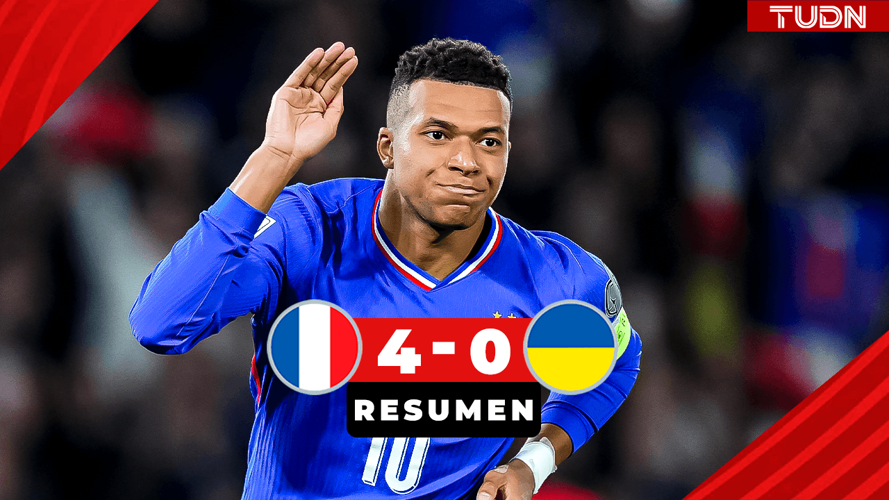 Resumen | Francia no tiene piedad, aplasta a Ucrania y consigue su boleto al Mundial