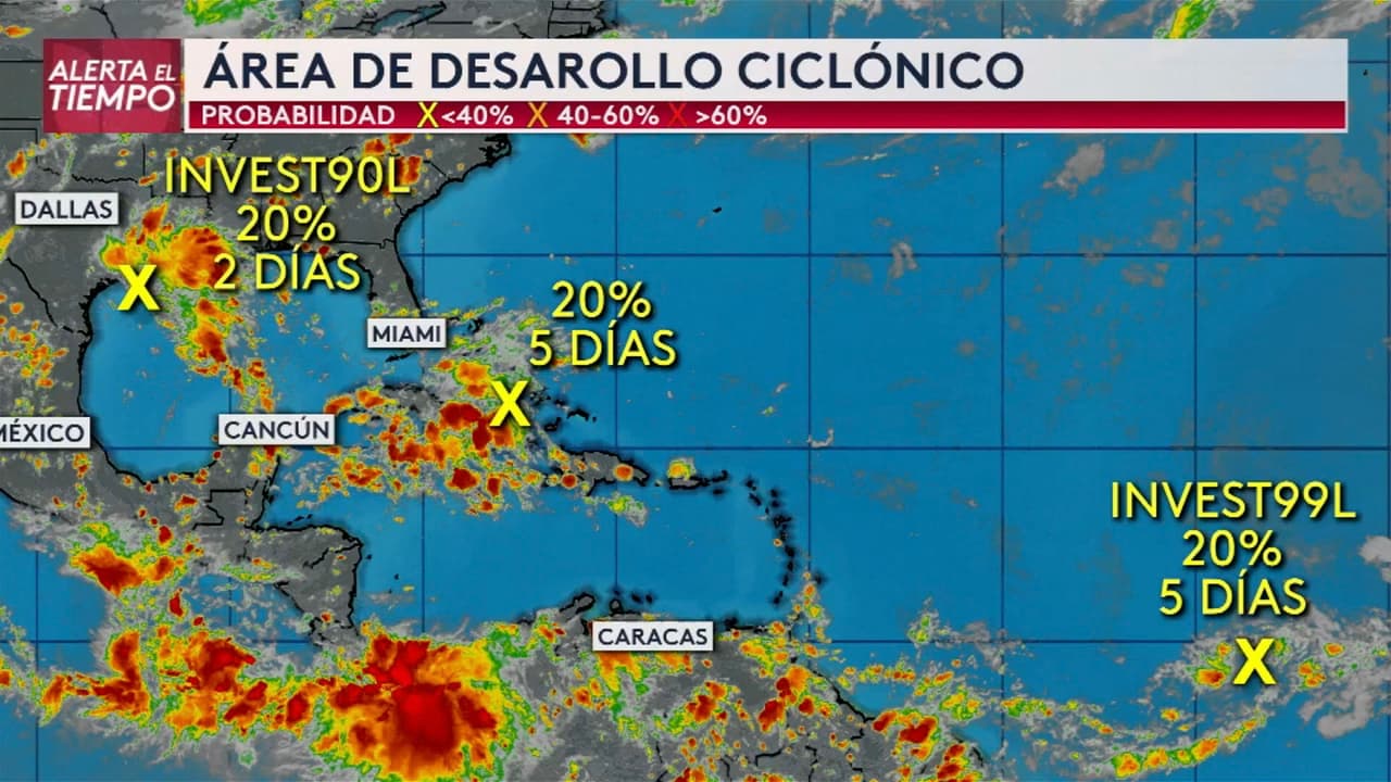 Pronostican lluvias para los próximos días por la llegada de tormentas a las costas de Texas