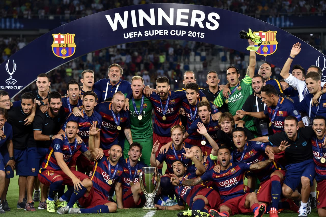 Barcelona 5-4 Sevilla: Barça sufre pero se impone y es Campeón de la Supercopa de Europa
