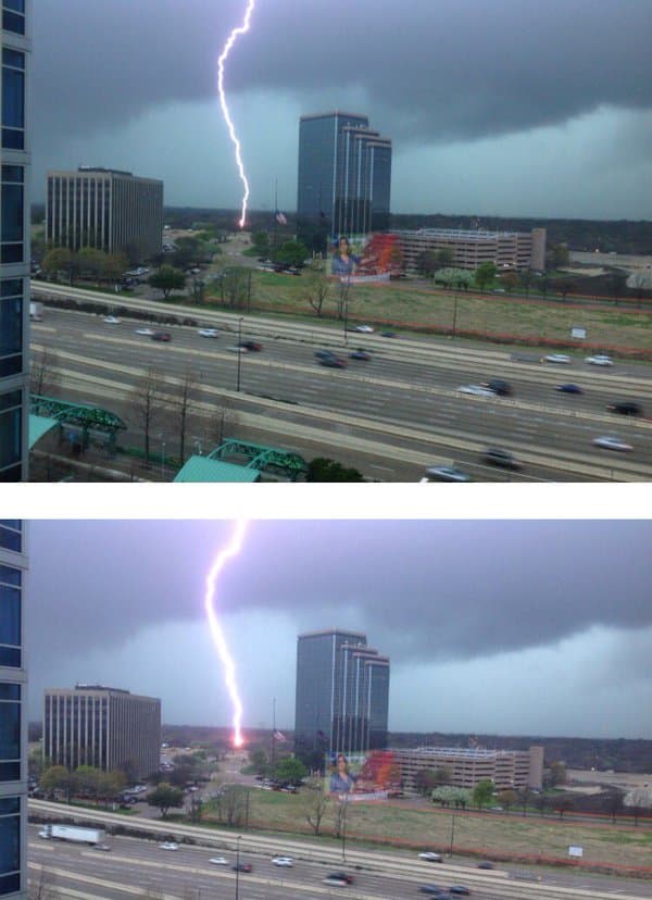 Además de granizo, inundaciones repentinas, rayos y caos vial