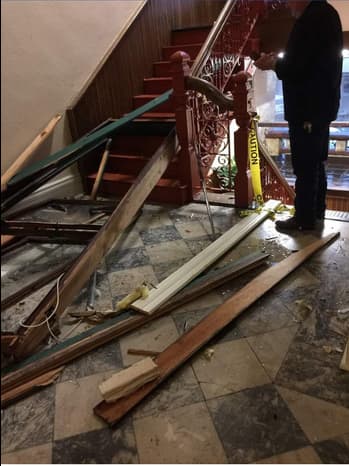 Además de granizo, inundaciones repentinas, rayos y caos vial