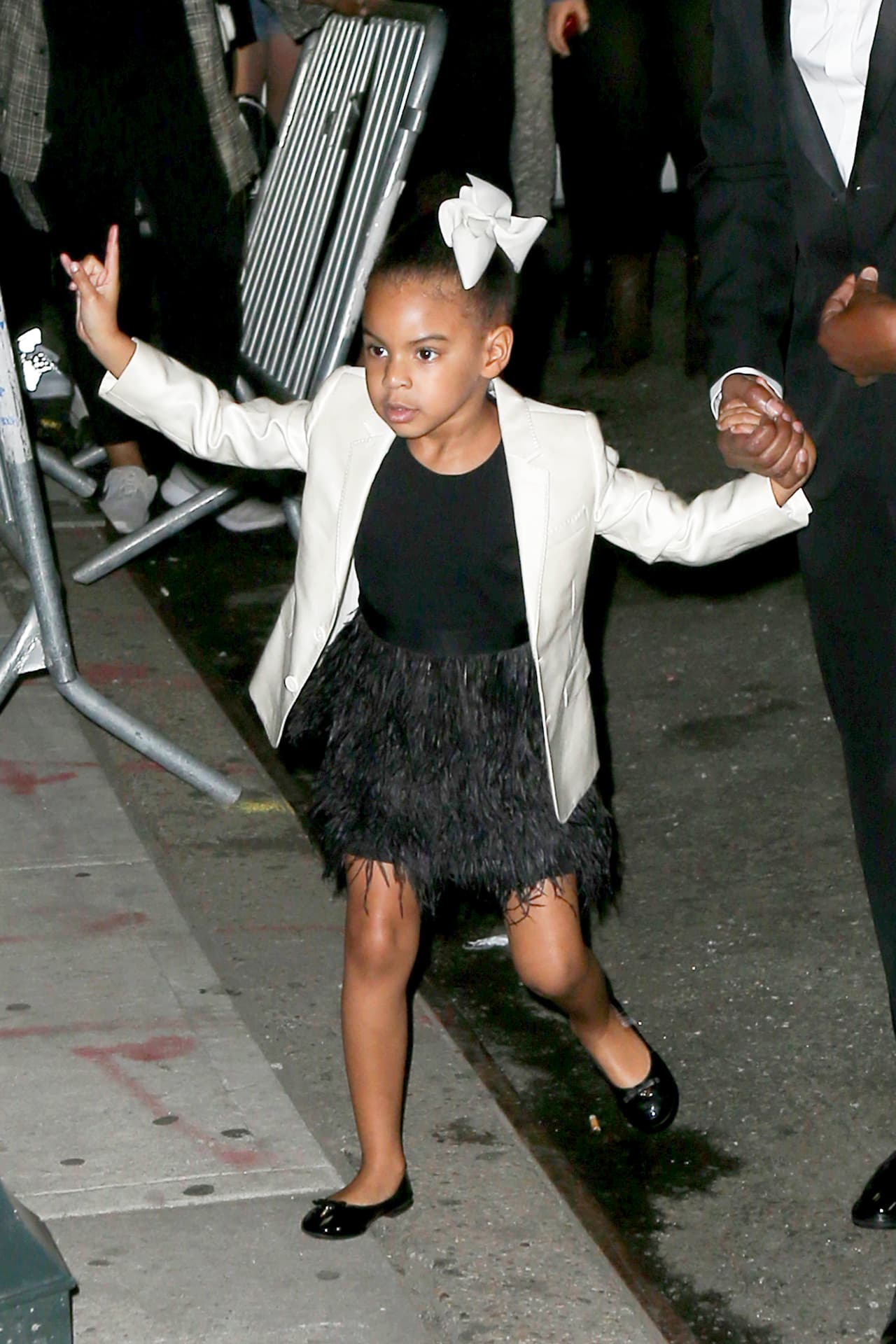 Y esa fue ni más ni menos que su hijita, Blue Ivy.