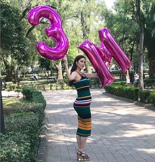 Con cinco meses ya era notorio el crecimiento de la pequeña.