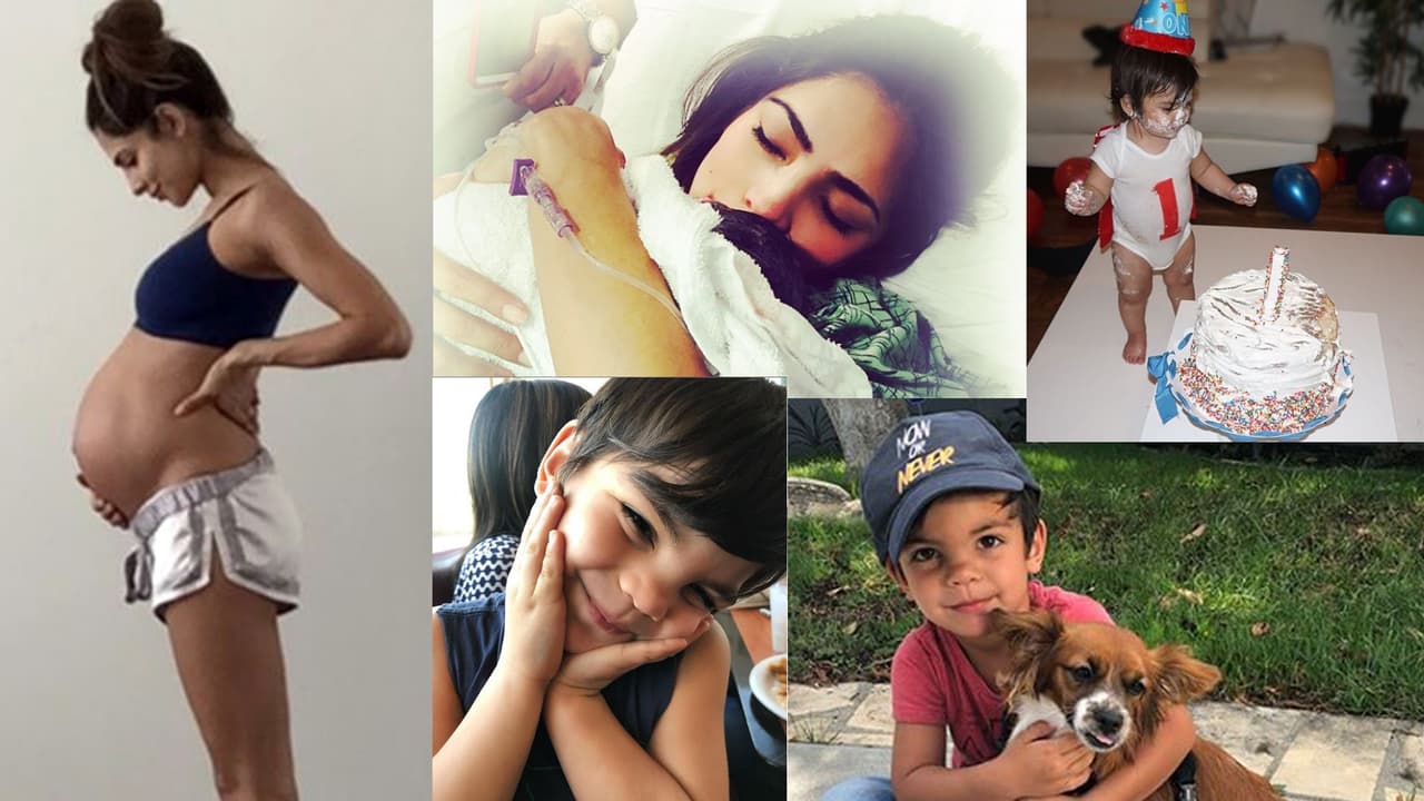 El tiempo ha pasado volando desde que 
<b><a href="https://www.univision.com/shows/despierta-america/alejandra-espinoza-esta-embarazada-mira-como-revelo-la-noticia-video">Alejandra Espinoza anunció que se convertiría en madre</a></b>. Este 11 de marzo, Aiden Matteo cumplió cuatro años.