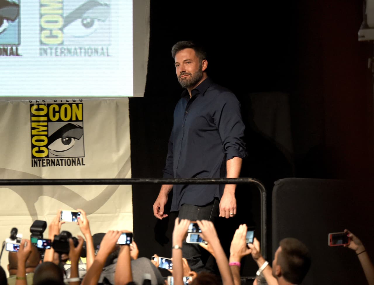 El nuevo Batman presentó la cinta 'Batman v Superman: Dawn of Justice'.