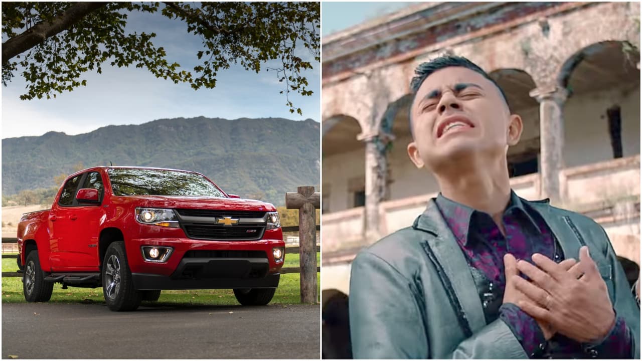 <b><a href="https://youtu.be/O9h5PLa1S1E" target="_blank">A ver a que hora</a> – Banda Carnaval: Una camioneta ágil de tamaño mediano como la Chevrolet Colorado. </b>
<br>Frescura y agilidad son dos características que la canción nominada ‘A ver a que hora’ de la Banda Carnaval comparte con camionetas como la Colorado, la exitosa la troca mediana de Chevrolet. Los ritmos rápidos y decisivos de esta tonada recuerdan los movimientos ágiles y certeros que la versión
<a href="http://www.univision.com/noticias/chevrolet/respondemos-los-comentarios-de-nuestros-seguidores-sobre-la-chevrolet-colorado-zr2-video" target="_blank">ZR2</a> de la Colorado es capaz de lograr en las manos adecuadas. “Te lo aclaro desde ahorita que me gustas como pa’ toda la vida”, parece ser lo que entusiastas compradores le han dicho a la actual generación de la Colorado desde su lanzamiento en 2015.