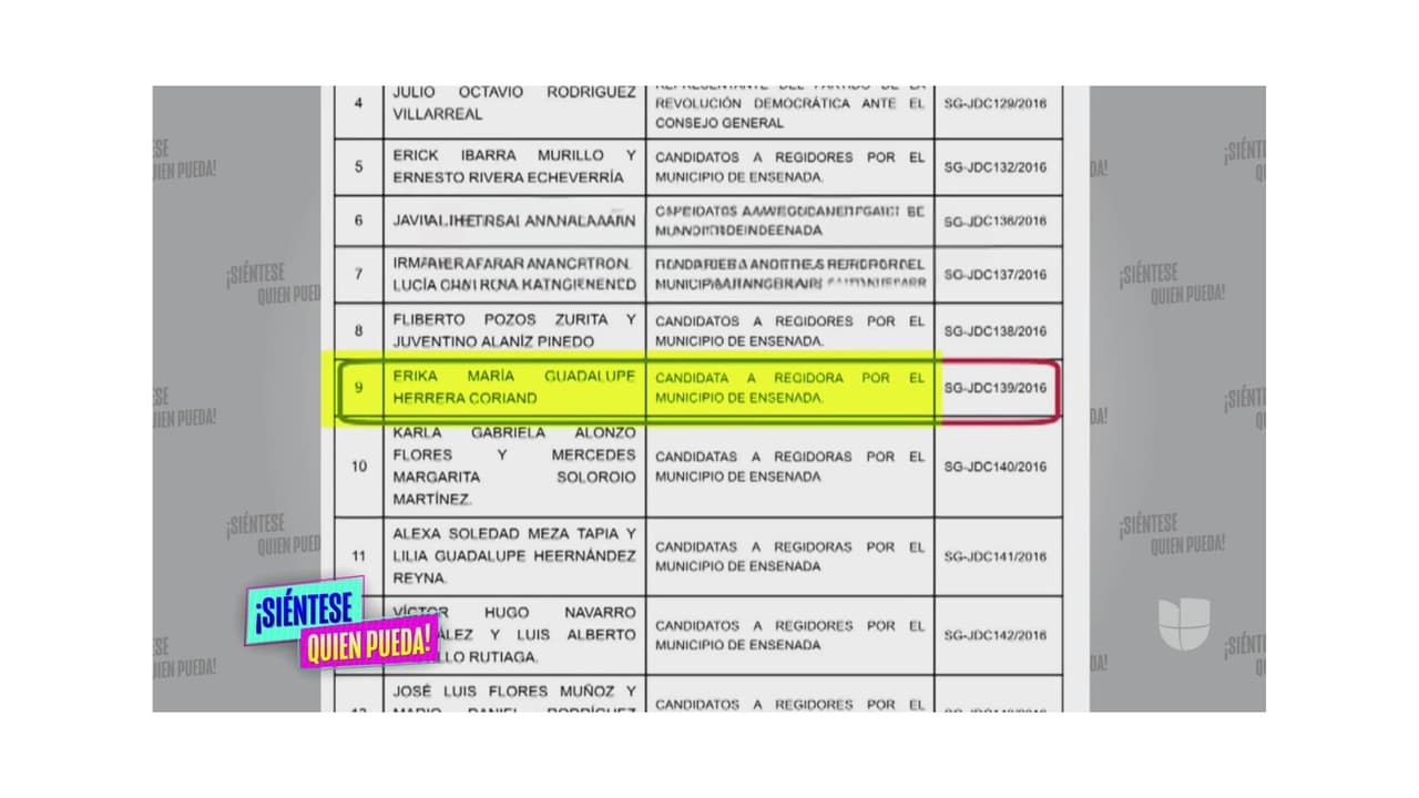 Suegra de exreina de belleza tendría conocidos en la política.