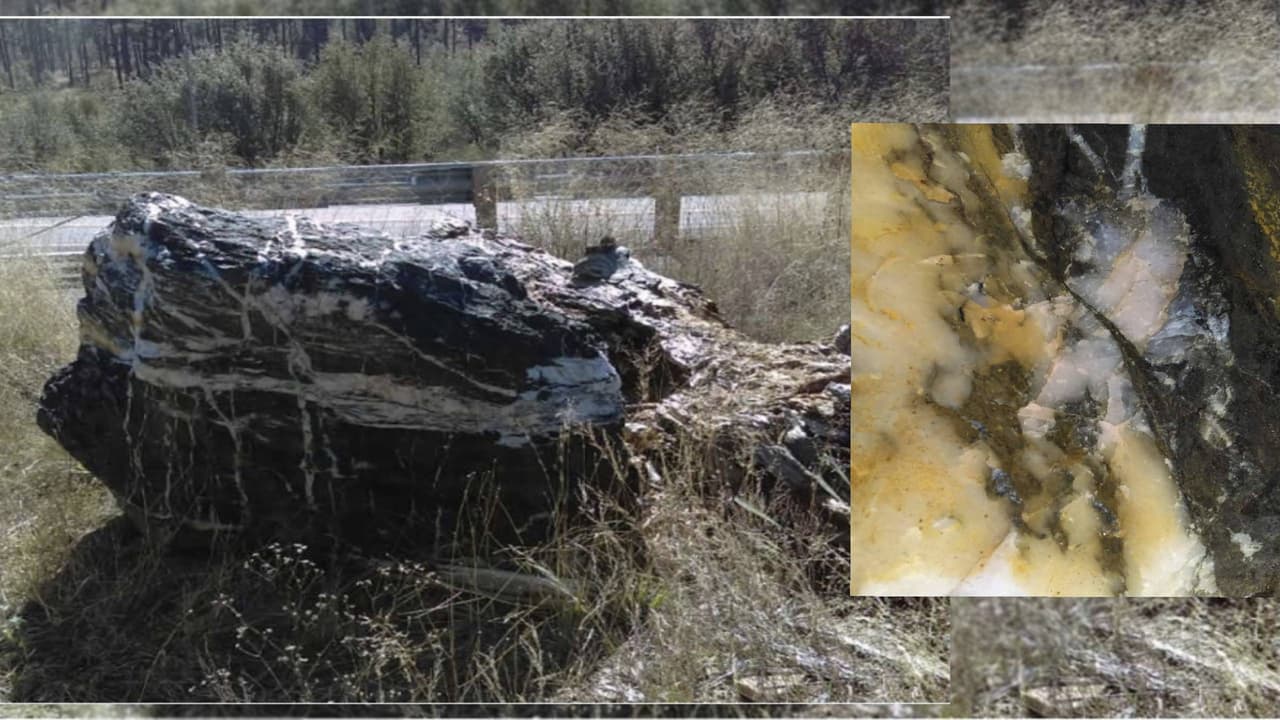Desaparece roca de una tonelada con cuarzos blancos del bosque nacional de Prescott